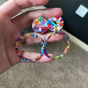 3/4” gauge hoop earrings